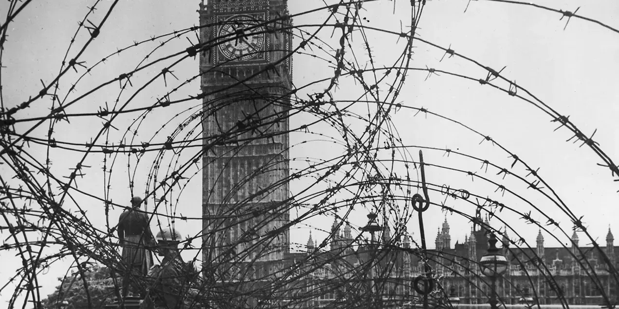 Concertina wire in the British army